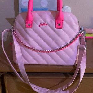 Justice hot pink bag